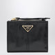 Prada Black Leather Small Wallet
