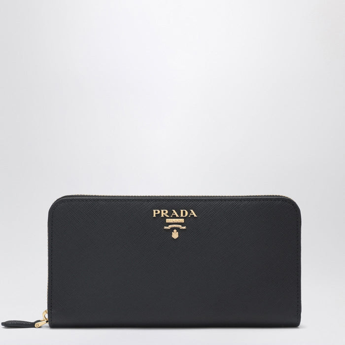 Prada Large Black Saffiano Wallet