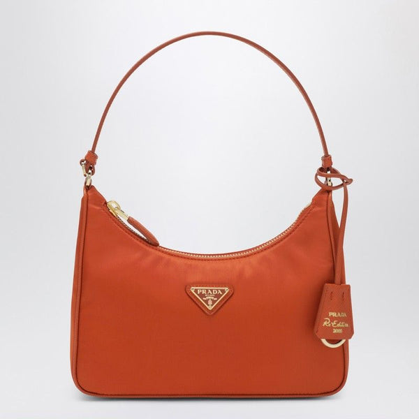 Prada Orange Re-Nylon Prada Re-Edition 2005 Shoulder Bag