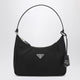 Prada Re-Edition 2005 Mini Bag In Black Re-Nylon And Saffiano Leather