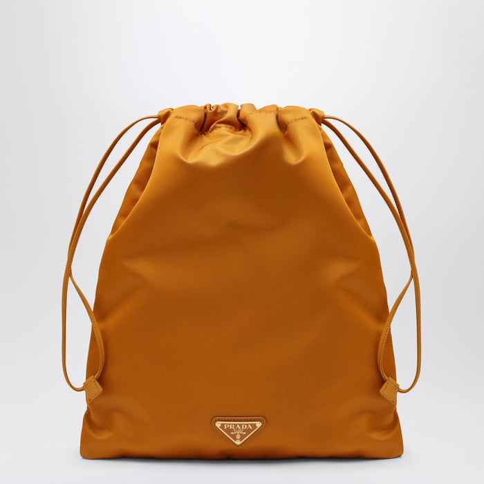 Prada Wish Pouch In Amber Renylon