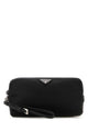Prada Black Canvas Beauty Case