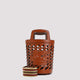 Etro Brown Leather Coffa Bucket Bag