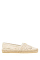 Prada Ivory Crochet Espadrilles