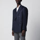 Tagliatore Doublebreasted Blue Linen Jacket