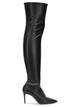 Casadei Black Polyester Calf Leather Boots