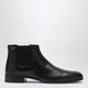 Prada Black Leather Ankle Boots