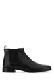 Prada Black Leather Ankle Boots