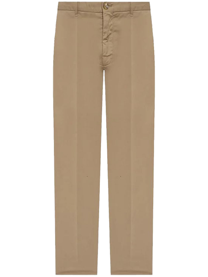 Incotex Nude Wool Blend Trousers