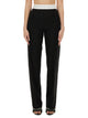 Alexander Wang High Waisted Pleated Pant With Logo Elastic