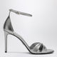 Prada Silver Heeled Sandals