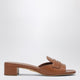 Prada Tan Leather Sandals