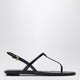 Prada Black Patent Thong Sandal