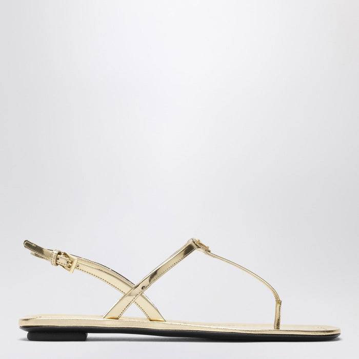 Prada Platinum Thong Sandals