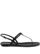 Prada Triangle Logo Patent Leather Sandals