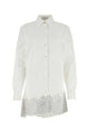 Jw Anderson Distressed Glitter Hem Tunic Shirt Dress