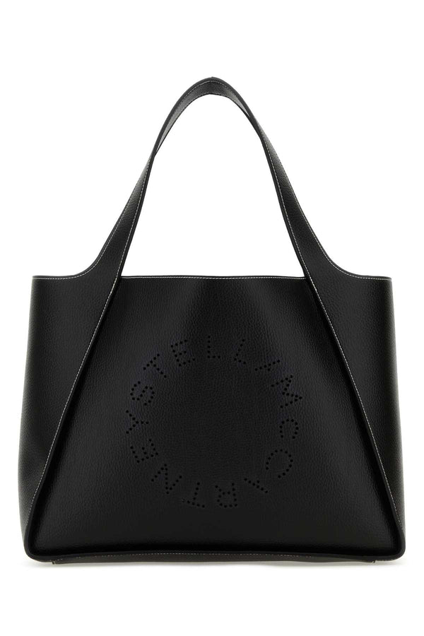 Stella Mccartney Logo Tote Bag Embossed Grainy Alter Mat
