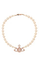 Vivienne Westwood One Row Pearl Bas Relief