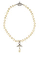 Vivienne Westwood One Row Pearl Drop Choker