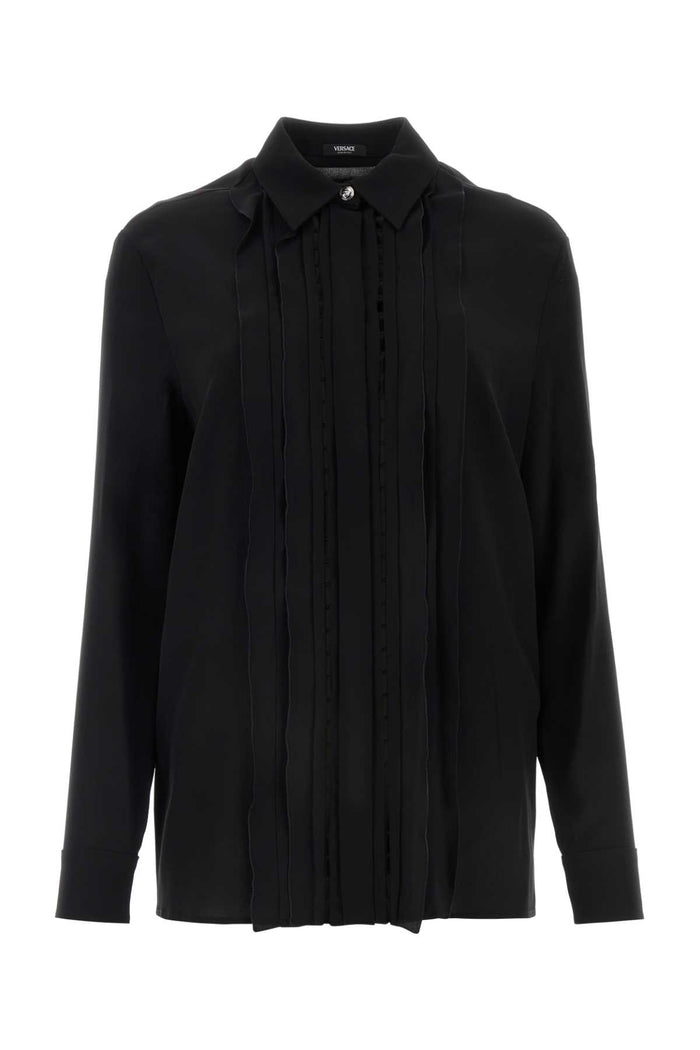 Versace Informal Shirt Crepe De Chine Fabric