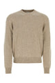 Bottega Veneta Knit Crewneck Patch Leather Intreccio