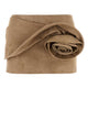 Magda Butrym Re25 Leather 18 Skirt Beige