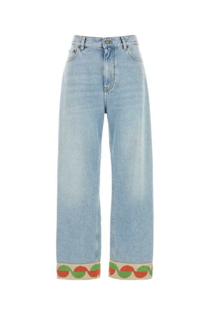 Valentino Garavani Pantalone In Denim | Soli