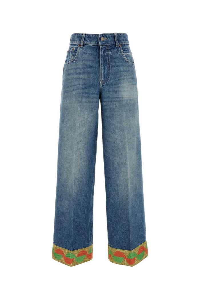 Valentino Garavani Pantalone In Denim | Soli