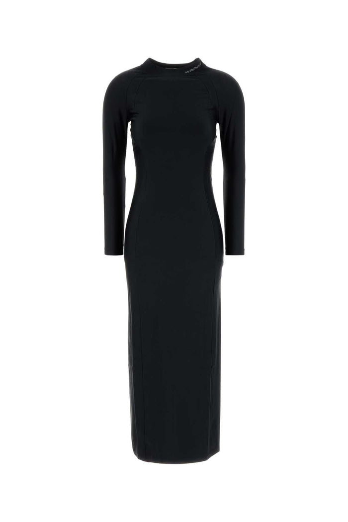 T By Alexander Wang Rashguard L/S Midi Dress