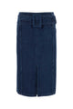 Patou Belted Midi Skirt