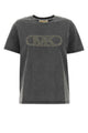 Michael By Michael Kors Crop Gwsh Empire Stud Tee