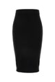 Saint Laurent Jupe Crayton Laine Cote