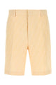 Fendi Shorts Linen Ff Jacq Allover