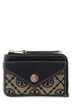 Tory Burch T Monogram Envelope Zip Card Case