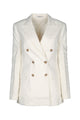 Calvin Klein Relaxed Linen Db Breasted Blazer