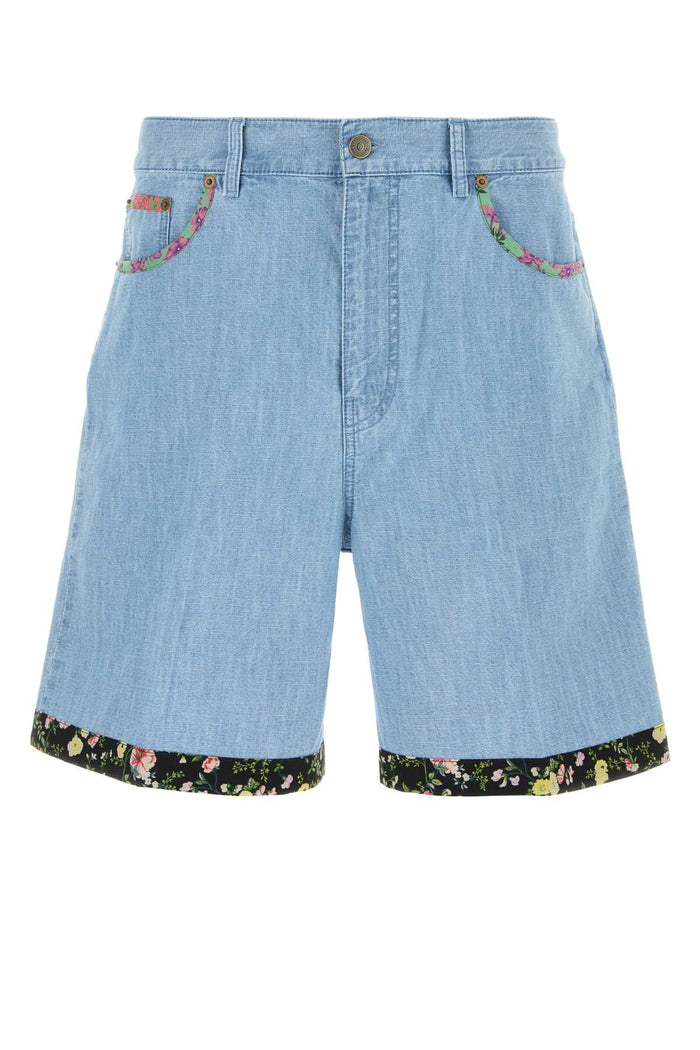 Valentino Garavani Bermuda In Denim | Denim