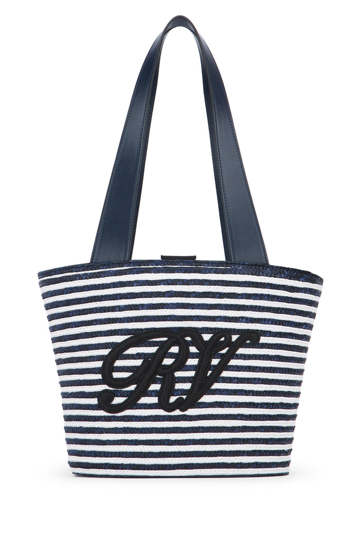 Roger Vivier Rv Straw Panier Small
