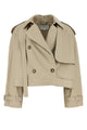 Stella Mccartney Light Cotton Short Trench Coat