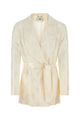 Fendi Scialle Belted Jaquard Flower Jkt