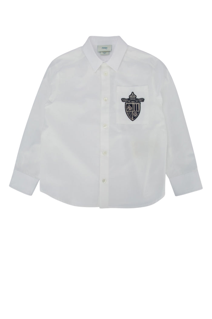 Fendi Kids Camicia Popeline