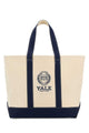 Sporty & Rich Yale Crest Tote Bag