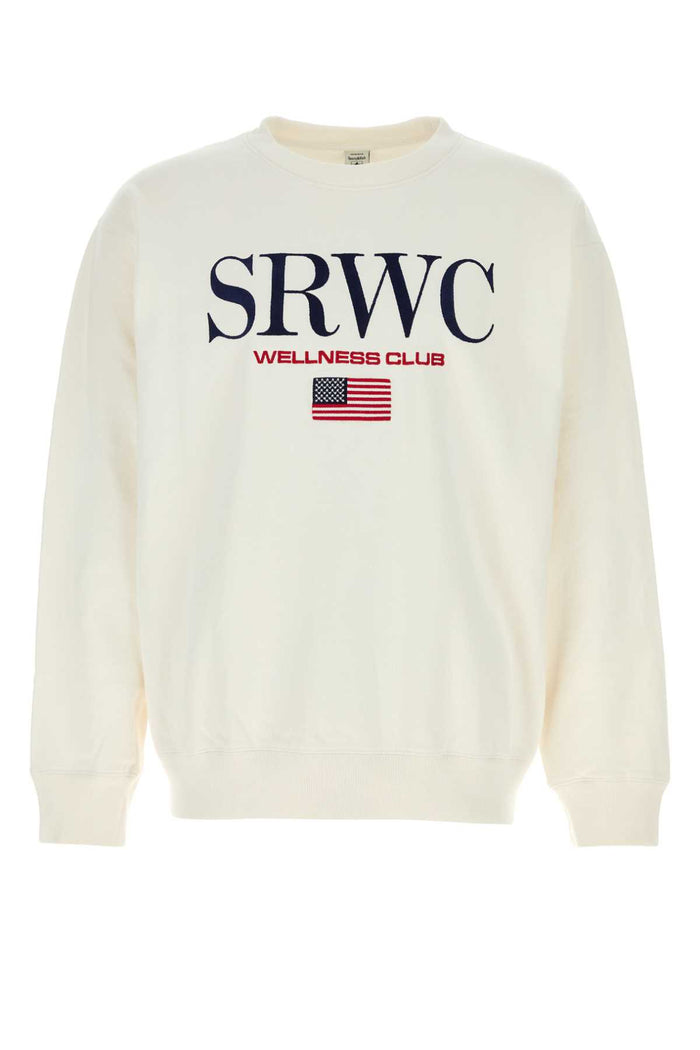 Sporty & Rich Nautical Embroidered Crewneck