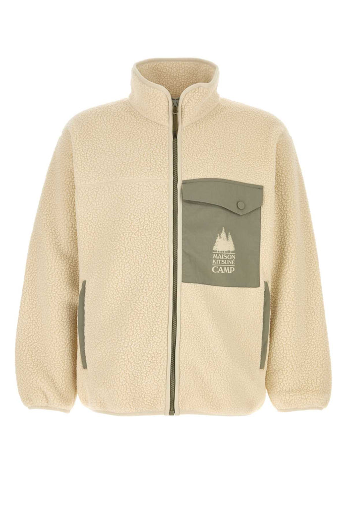 Maison Kitsune Casual Fleece Jacket