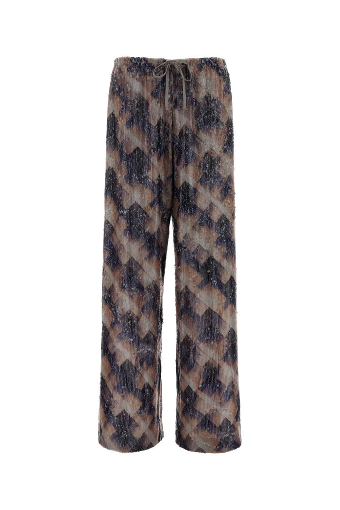 Dries Van Noten 02190-Puvis Bis L Emb 2316 W.w.pants