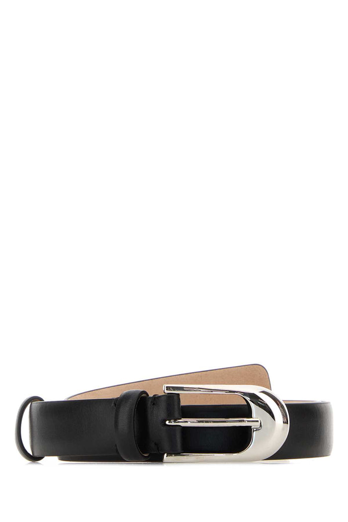 Khaite Saddle Belt - Silver (30Mm)