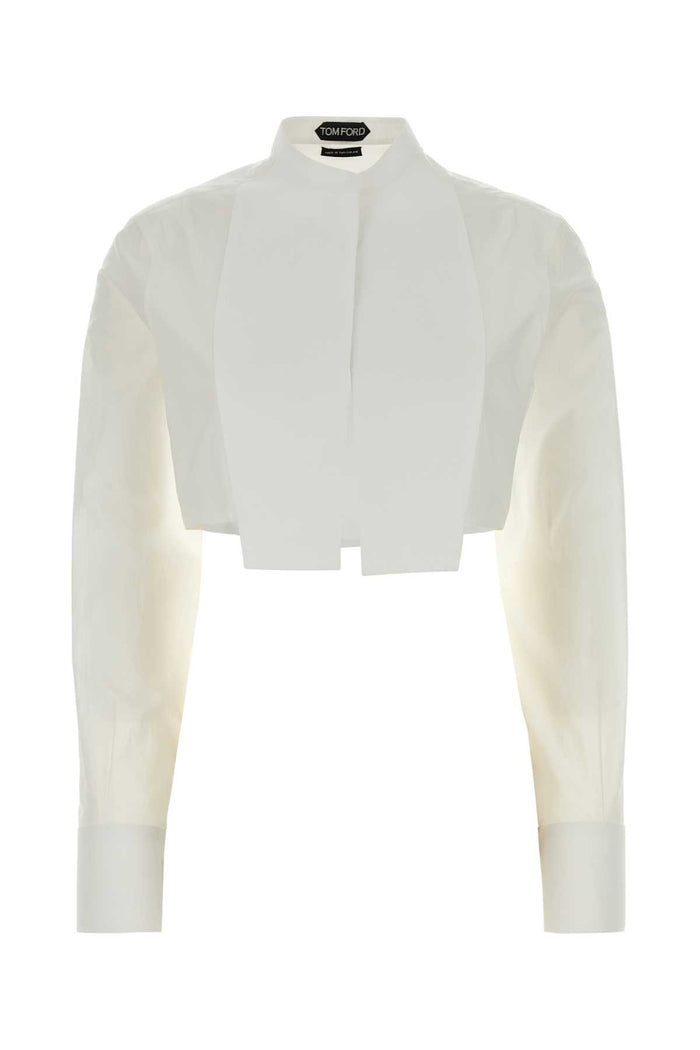 Tom Ford Cotton Voile Cropped Sh