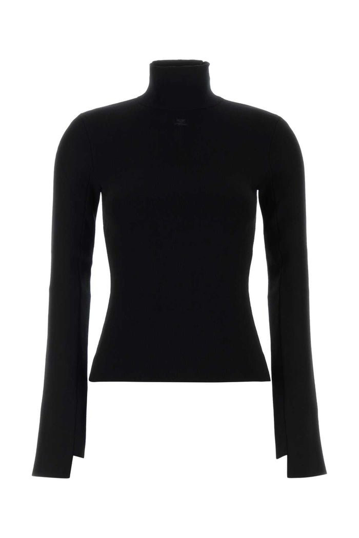 Courreges Interlock Mocknecksweater