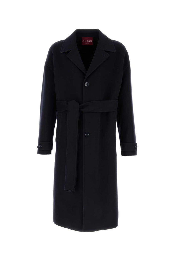 Gucci Spw Coat Wool-Cashmere Double