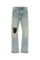 Purple Denim Knee Blowout Dirty