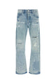 Purple Denim Patch Repairs Foil